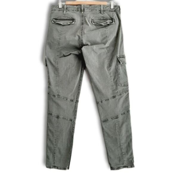J BRAND Houlihan Vintage Olive Cargo Ankle Zip Low Rise Jeans Sz 31 - Picture 9 of 15